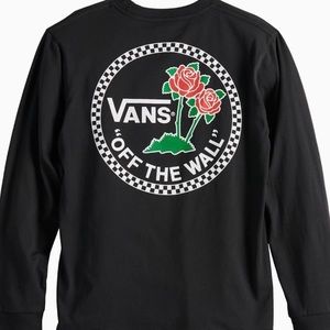 Vans Dual Rose Off the Wall Tshirt
